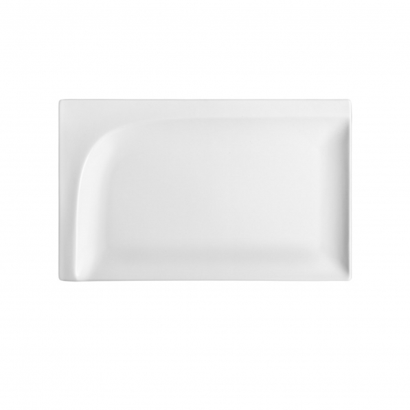 AMBITION Monaco 25,5 x 16 cm biały - półmisek porcelanowy