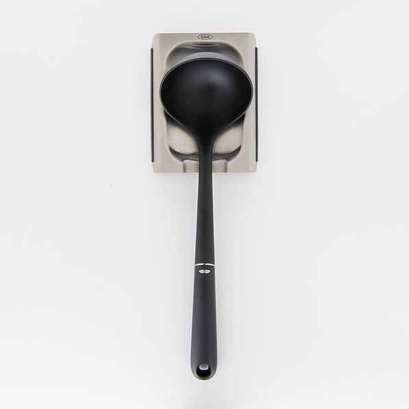 OXO Good Grips 33 cm czarna - chochla / łyżka wazowa nylonowa