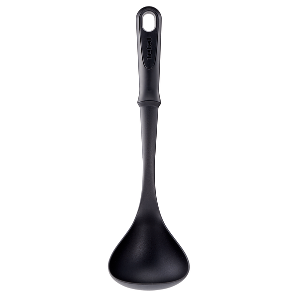 TEFAL Comfort K1290214 34 cm czarna - chochla / łyżka wazowa nylonowa