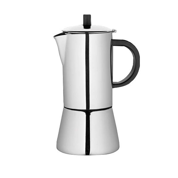 Kawiarka stalowa ciśnieniowa CILIO FIGARO - kafetiera na 4 filiżanki espresso (4 tz)