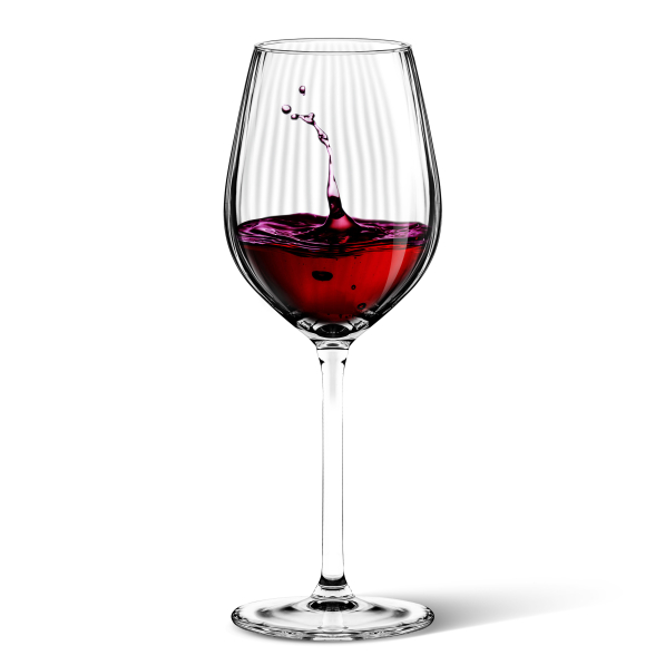 Kieliszki do wina czerwonego szklane PLISSE 500 ml 4 szt.