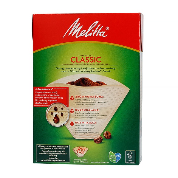 MELITTA Classic 102 80 szt. - filtry do kawy papierowe