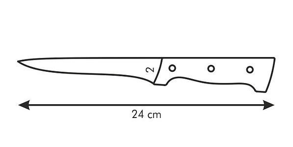 TESCOMA Home Profi 13 cm - nóż do trybowania ze stali nierdzewnej