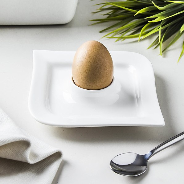 AMBITION Fala - podstawka na jajko porcelanowa