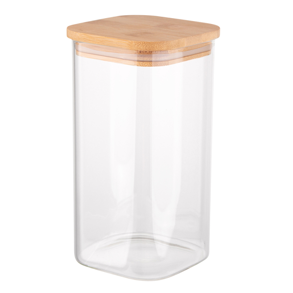 Słoik / Pojemnik na produkty sypkie szklany z pokrywką 1,45 l