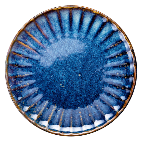VERLO Deep Blue 20,5 cm - talerz deserowy porcelanowy
