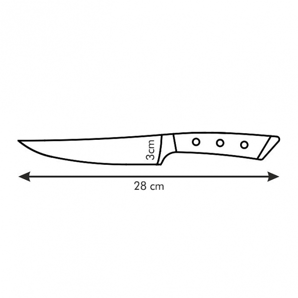 TESCOMA Azza 15 cm - nóż do porcjowania ze stali nierdzewnej