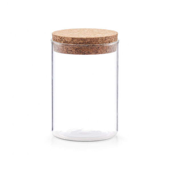 ZELLER Practic Glass 0,4 l - słoik / pojemnik na produkty sypkie szklany z pokrywką