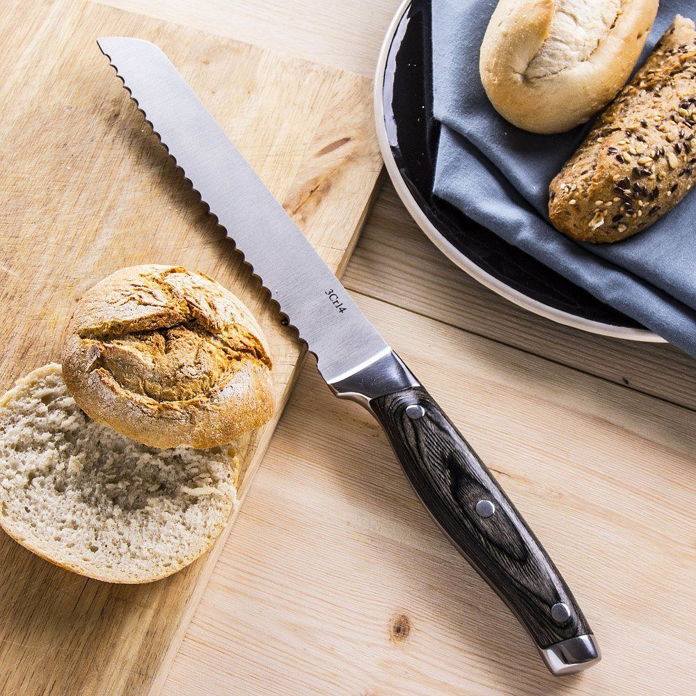 Nóż do krojenia chleba stalowy Zoltar