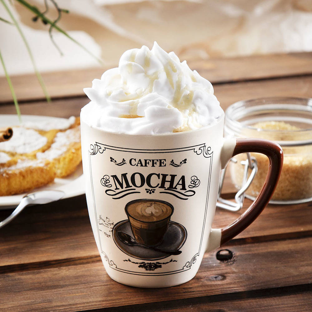 Kubek do kawy z napisem Florina caffe mocha