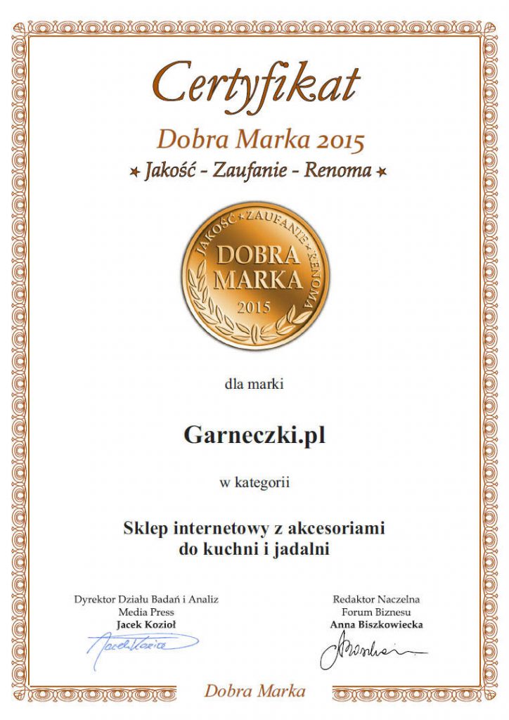 Dobra marka 2015 - Garneczki