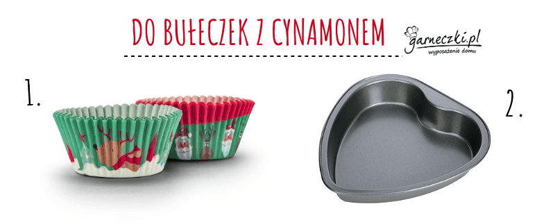 Akcesoria do bułeczek z cynamonem