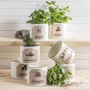 Doniczki ceramiczne do ziół