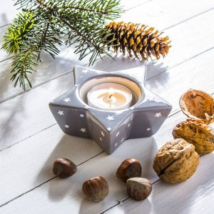 świecznik świąteczny tealight gwiazda