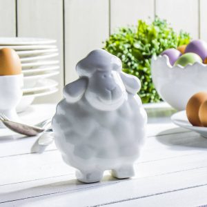 Figurka ozdobna ceramiczna Owieczka