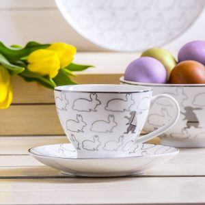 Filiżanka do kawy i herbaty ceramiczna Zajączek