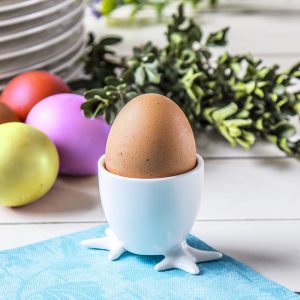 Kieliszek na jajko porcelanowy Łapki