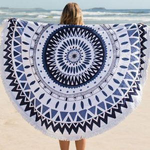 Ręcznik plażowy okrągły Mandala