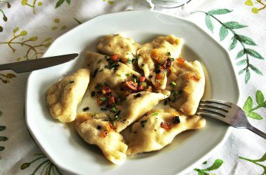 Pierogi z kapustą i grzybami wigilijne - przepis