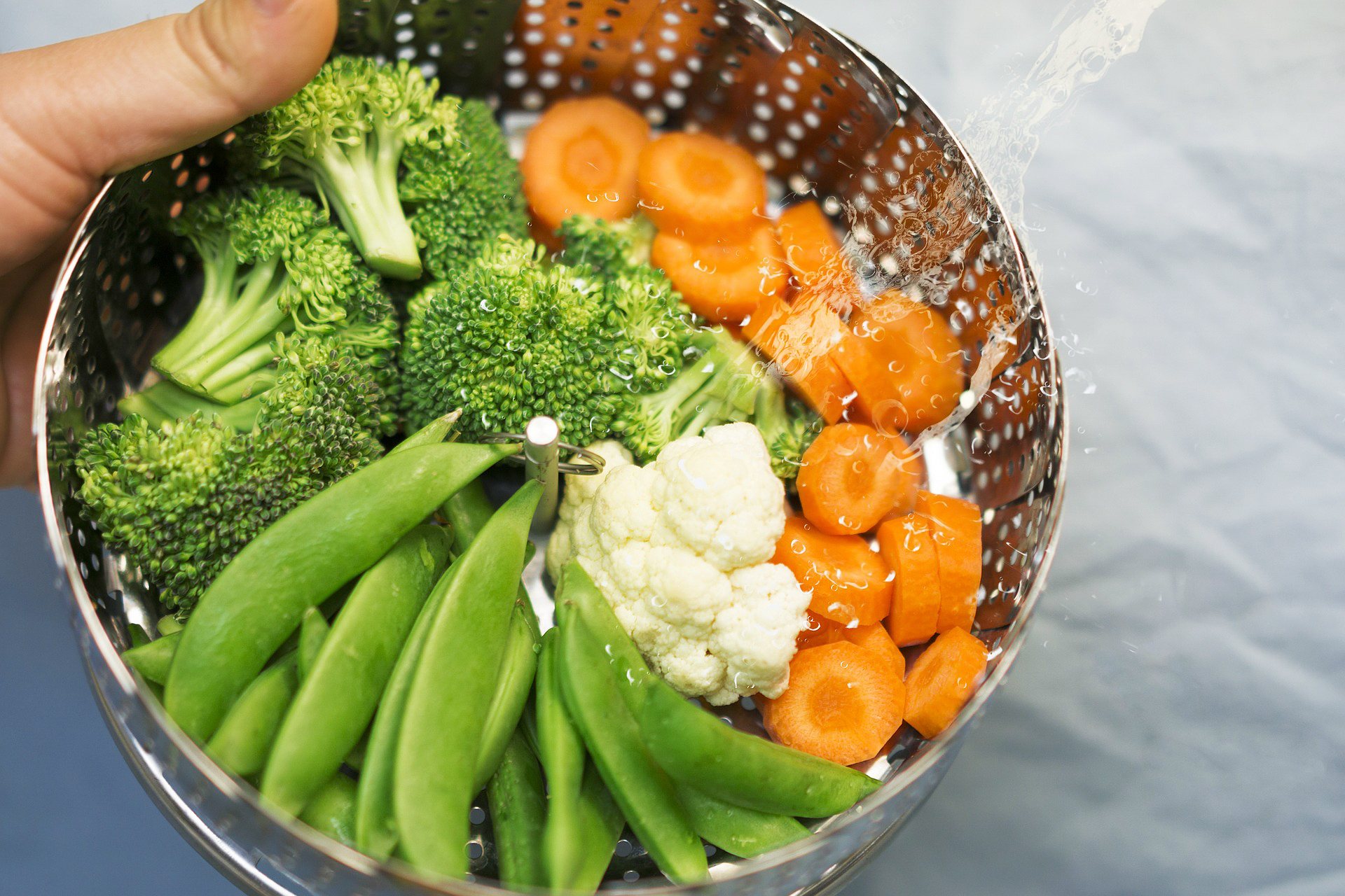 warzywa na parze z sosem jogurtowym przepis
