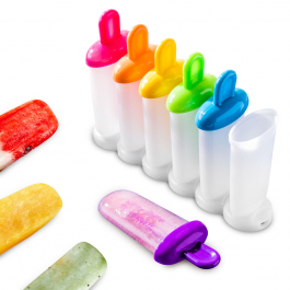 TESCOMA Bambini Colours 4,5 x 9,5 cm wielokolorowe - foremki do lodów na patyku plastikowe