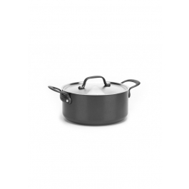 GREENPAN Craft 4,9 l czarny - garnek aluminiowy z pokrywką 