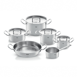 FISSLER Original Profi Collection - zestaw 5 garnków ze stali nierdzewnej z pokrywkami i patelnią