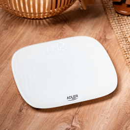 ADLER AD 8176 30 x 30 cm - waga łazienkowa elektroniczna szklana