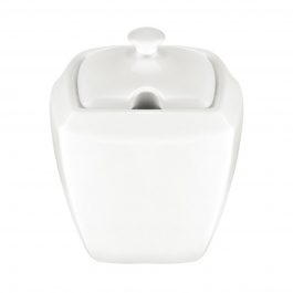 AMBITION Monaco 260 ml biała - cukiernica porcelanowa