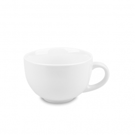 AMBITION Salsa 400 ml biała - filiżanka do kawy i herbaty porcelanowa