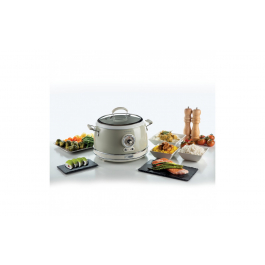 ARIETE Rice Cooker Vintage 09 2904/03 beżowy - wolnowar / garnek elektryczny 