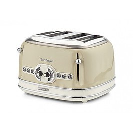 ARIETE Vintage 1600 W beżowy - toster / opiekacz do kanapek elektryczny stalowy