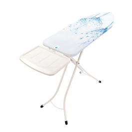 BRABANTIA Cotton Flower 124 x 45 cm biała - deska do prasowania ze stali nierdzewnej 