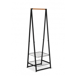BRABANTIA Linn 60,6 x 190 cm czarny - wieszak / suszarka na ubrania ze stali nierdzewnej