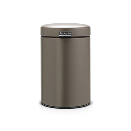 BRABANTIA Newicon 3 l platynowy - kosz łazienkowy podwieszany ze stali nierdzewnej