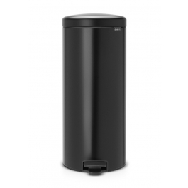 BRABANTIA Newicon 30 l czarny - kosz na śmieci ze stali nierdzewnej z pedałem
