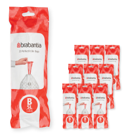 BRABANTIA PerfectFit 5 l 200 szt. - worki na śmieci z taśmą