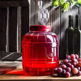 BROWIN Wine 5 l - słoik do fermentacji plastikowy