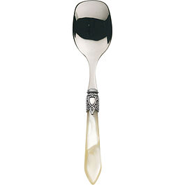 BUGATTI Oxford Ivory 15,5 cm - łyżeczka do lodów ze stali nierdzewnej
