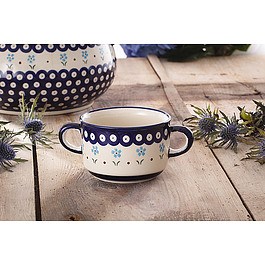 BOLESŁAWIEC GU-900 DEK. 168A 260 ml - bulionówka ceramiczna