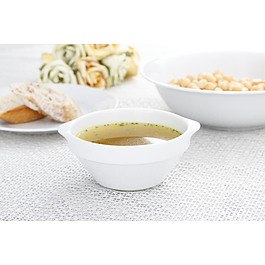 Bulionówka porcelanowa LUBIANA HEL KARO BIAŁA 300 ml
