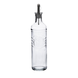 Butelka na oliwę i ocet z dozownikiem szklana BASIC KITCHEN 0,5 l