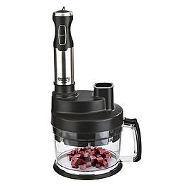 CAMRY Multi 1600 W czarny - blender kuchenny ręczny ze stali nierdzewnej z akcesoriami