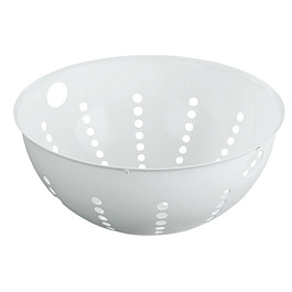 KOZIOL Palsby L biały 29,5 cm - cedzak / durszlak plastikowy