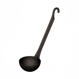 Chochla / Łyżka wazowa plastikowa TOMMY CZARNA 27 cm