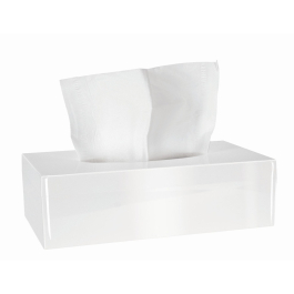 Chustecznik / Pudełko na chusteczki KLEINE WOLKE TISSUE M BIAŁE