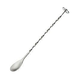 CILIO Spoon 25 cm - łyżka barmańska z muddlerem ze stali nierdzewnej