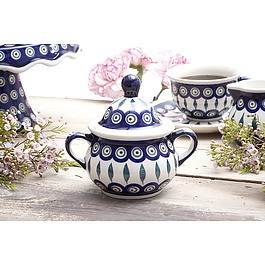 BOLESŁAWIEC GU-944 DEK. 56 350 ml - cukiernica ceramiczna