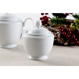 Cukiernica porcelanowa MARIAPAULA BIAŁA 350 ml