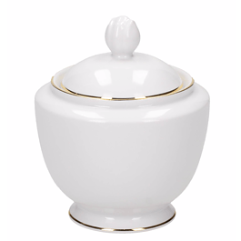 Cukiernica porcelanowa MARIAPAULA ZŁOTA LINIA 350 ml